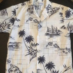 Hawaiian Shirt (M) hawaii islands made in Hawaii